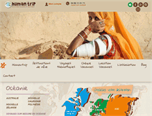 Tablet Screenshot of humantrip.fr